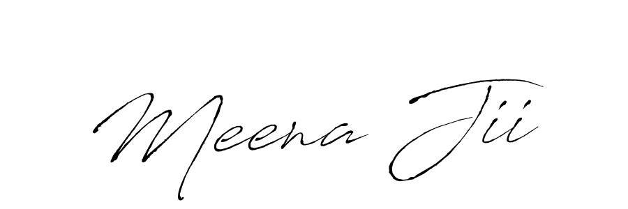 This is the best signature style for the Meena Jii name. Also you like these signature font (Antro_Vectra). Mix name signature. Meena Jii signature style 6 images and pictures png