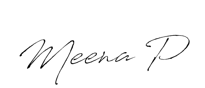 The best way (Antro_Vectra) to make a short signature is to pick only two or three words in your name. The name Meena P include a total of six letters. For converting this name. Meena P signature style 6 images and pictures png