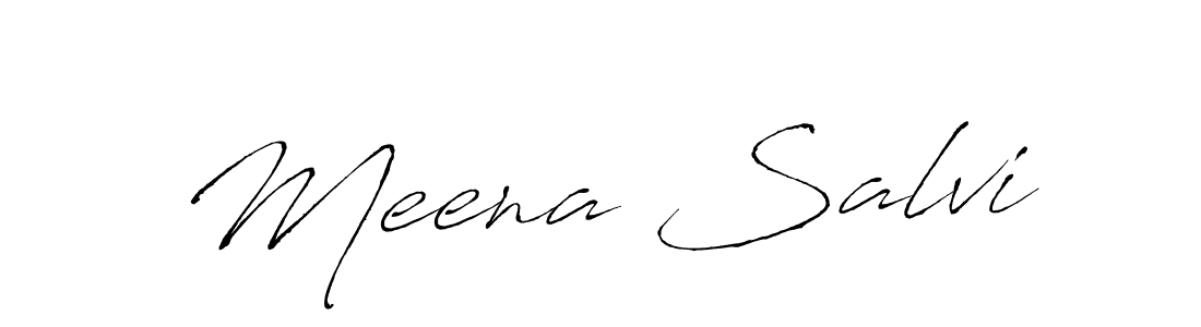 Antro_Vectra is a professional signature style that is perfect for those who want to add a touch of class to their signature. It is also a great choice for those who want to make their signature more unique. Get Meena Salvi name to fancy signature for free. Meena Salvi signature style 6 images and pictures png