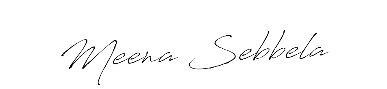 Use a signature maker to create a handwritten signature online. With this signature software, you can design (Antro_Vectra) your own signature for name Meena Sebbela. Meena Sebbela signature style 6 images and pictures png