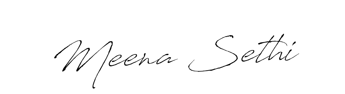 You should practise on your own different ways (Antro_Vectra) to write your name (Meena Sethi) in signature. don't let someone else do it for you. Meena Sethi signature style 6 images and pictures png