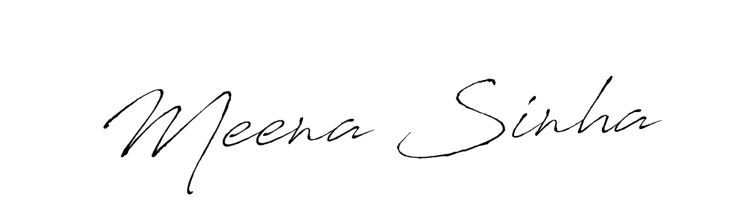 Also You can easily find your signature by using the search form. We will create Meena Sinha name handwritten signature images for you free of cost using Antro_Vectra sign style. Meena Sinha signature style 6 images and pictures png