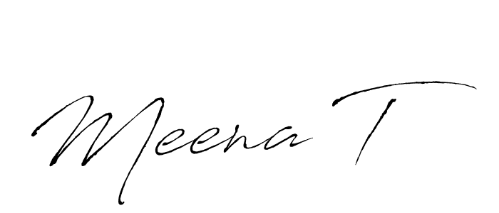 You can use this online signature creator to create a handwritten signature for the name Meena T. This is the best online autograph maker. Meena T signature style 6 images and pictures png