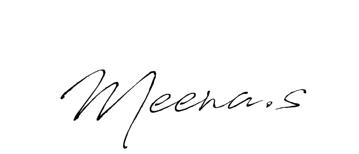 Also we have Meena.s name is the best signature style. Create professional handwritten signature collection using Antro_Vectra autograph style. Meena.s signature style 6 images and pictures png