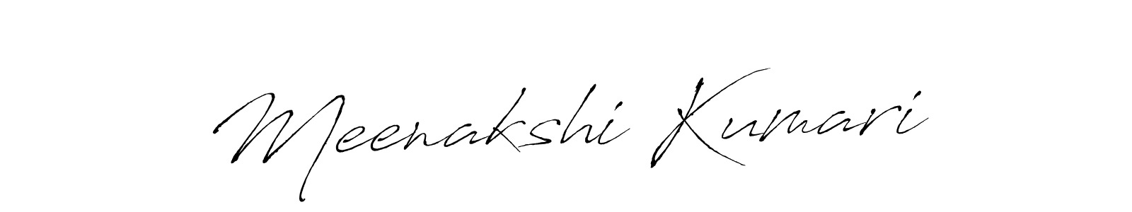 Design your own signature with our free online signature maker. With this signature software, you can create a handwritten (Antro_Vectra) signature for name Meenakshi Kumari. Meenakshi Kumari signature style 6 images and pictures png