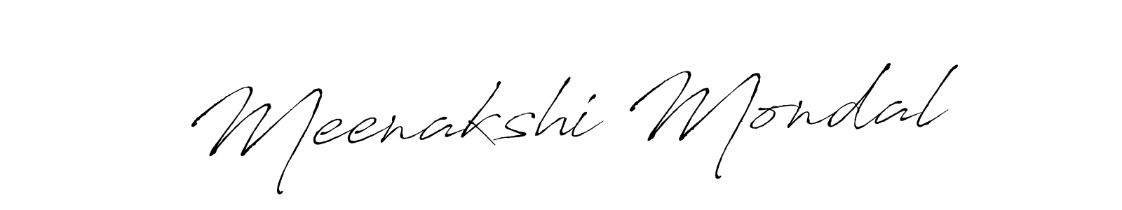 Design your own signature with our free online signature maker. With this signature software, you can create a handwritten (Antro_Vectra) signature for name Meenakshi Mondal. Meenakshi Mondal signature style 6 images and pictures png