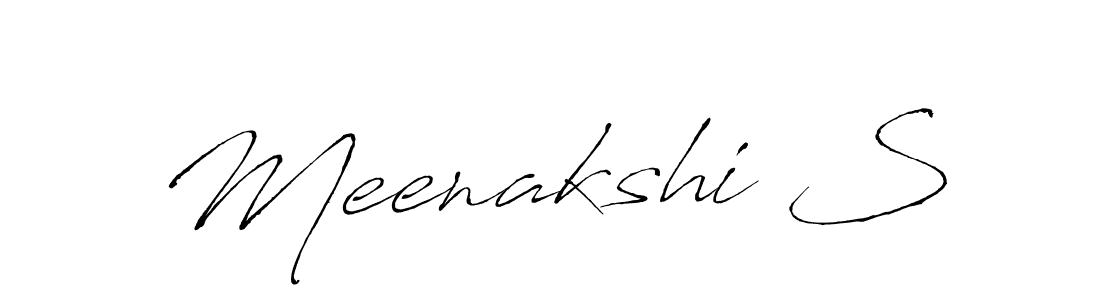 This is the best signature style for the Meenakshi S name. Also you like these signature font (Antro_Vectra). Mix name signature. Meenakshi S signature style 6 images and pictures png