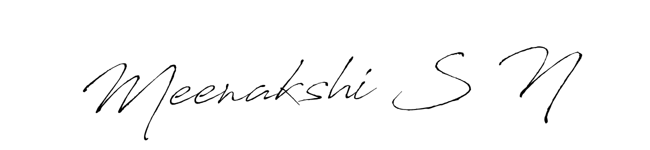 You should practise on your own different ways (Antro_Vectra) to write your name (Meenakshi S N) in signature. don't let someone else do it for you. Meenakshi S N signature style 6 images and pictures png