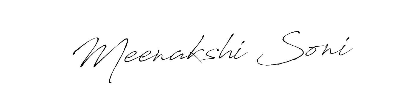 How to make Meenakshi Soni signature? Antro_Vectra is a professional autograph style. Create handwritten signature for Meenakshi Soni name. Meenakshi Soni signature style 6 images and pictures png