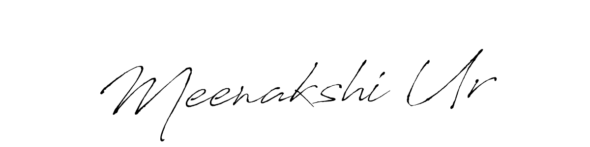 The best way (Antro_Vectra) to make a short signature is to pick only two or three words in your name. The name Meenakshi Ur include a total of six letters. For converting this name. Meenakshi Ur signature style 6 images and pictures png