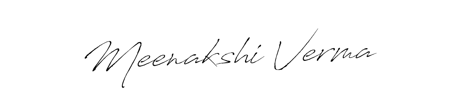 Meenakshi Verma stylish signature style. Best Handwritten Sign (Antro_Vectra) for my name. Handwritten Signature Collection Ideas for my name Meenakshi Verma. Meenakshi Verma signature style 6 images and pictures png