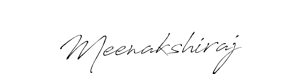 Use a signature maker to create a handwritten signature online. With this signature software, you can design (Antro_Vectra) your own signature for name Meenakshiraj. Meenakshiraj signature style 6 images and pictures png