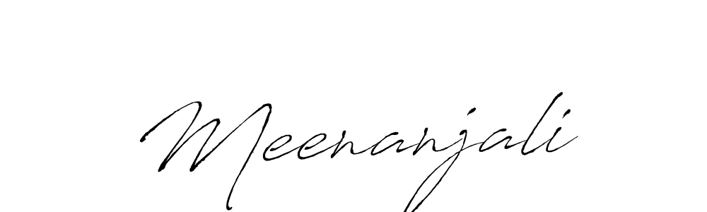 Antro_Vectra is a professional signature style that is perfect for those who want to add a touch of class to their signature. It is also a great choice for those who want to make their signature more unique. Get Meenanjali name to fancy signature for free. Meenanjali signature style 6 images and pictures png