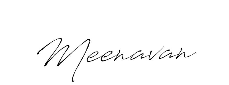 How to make Meenavan name signature. Use Antro_Vectra style for creating short signs online. This is the latest handwritten sign. Meenavan signature style 6 images and pictures png