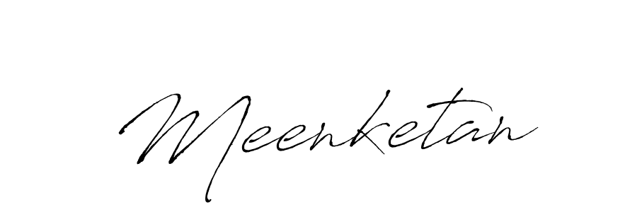Design your own signature with our free online signature maker. With this signature software, you can create a handwritten (Antro_Vectra) signature for name Meenketan. Meenketan signature style 6 images and pictures png
