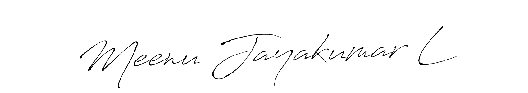 You should practise on your own different ways (Antro_Vectra) to write your name (Meenu Jayakumar L) in signature. don't let someone else do it for you. Meenu Jayakumar L signature style 6 images and pictures png
