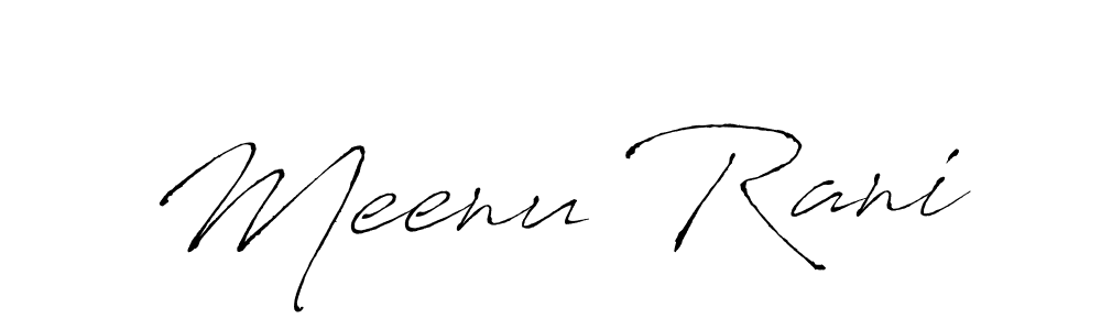 The best way (Antro_Vectra) to make a short signature is to pick only two or three words in your name. The name Meenu Rani include a total of six letters. For converting this name. Meenu Rani signature style 6 images and pictures png