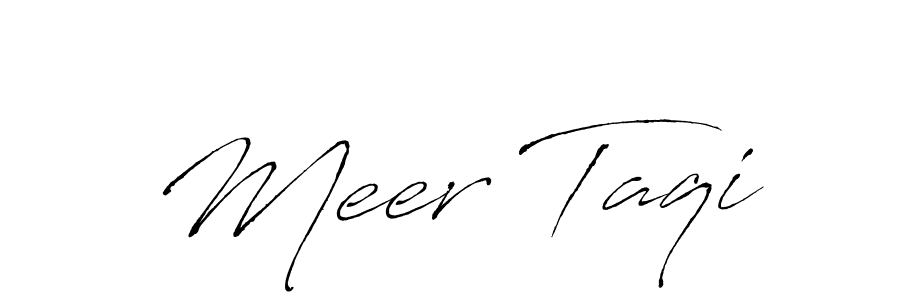 How to make Meer Taqi signature? Antro_Vectra is a professional autograph style. Create handwritten signature for Meer Taqi name. Meer Taqi signature style 6 images and pictures png