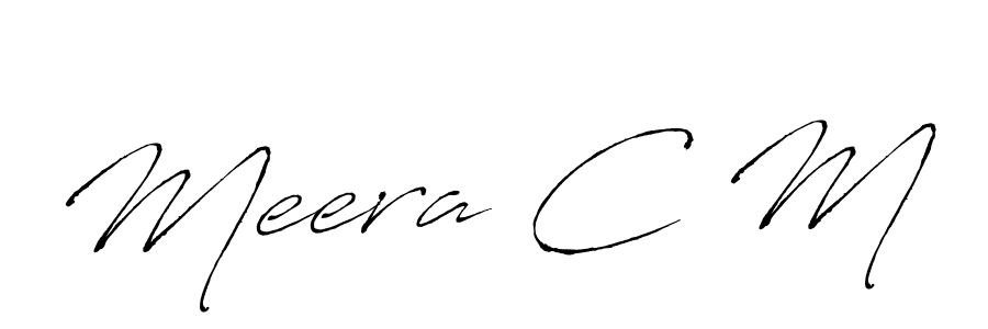 Make a beautiful signature design for name Meera C M. Use this online signature maker to create a handwritten signature for free. Meera C M signature style 6 images and pictures png