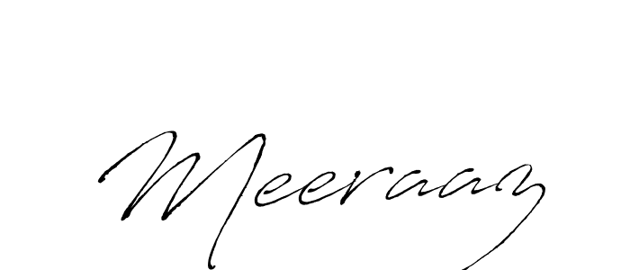 Make a beautiful signature design for name Meeraaz. With this signature (Antro_Vectra) style, you can create a handwritten signature for free. Meeraaz signature style 6 images and pictures png