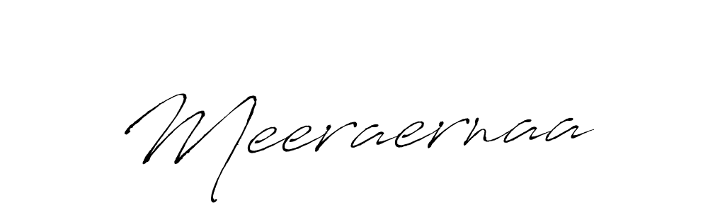 The best way (Antro_Vectra) to make a short signature is to pick only two or three words in your name. The name Meeraernaa include a total of six letters. For converting this name. Meeraernaa signature style 6 images and pictures png