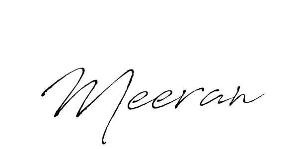 Design your own signature with our free online signature maker. With this signature software, you can create a handwritten (Antro_Vectra) signature for name Meeran. Meeran signature style 6 images and pictures png