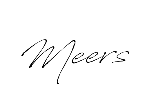 How to make Meers signature? Antro_Vectra is a professional autograph style. Create handwritten signature for Meers name. Meers signature style 6 images and pictures png