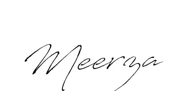 Meerza stylish signature style. Best Handwritten Sign (Antro_Vectra) for my name. Handwritten Signature Collection Ideas for my name Meerza. Meerza signature style 6 images and pictures png