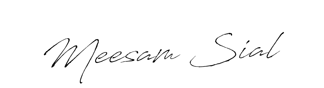 You should practise on your own different ways (Antro_Vectra) to write your name (Meesam Sial) in signature. don't let someone else do it for you. Meesam Sial signature style 6 images and pictures png