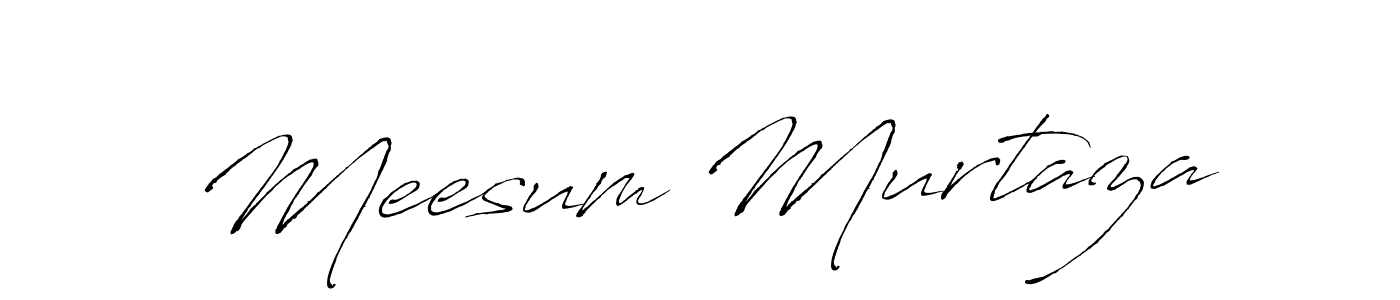 Meesum Murtaza stylish signature style. Best Handwritten Sign (Antro_Vectra) for my name. Handwritten Signature Collection Ideas for my name Meesum Murtaza. Meesum Murtaza signature style 6 images and pictures png