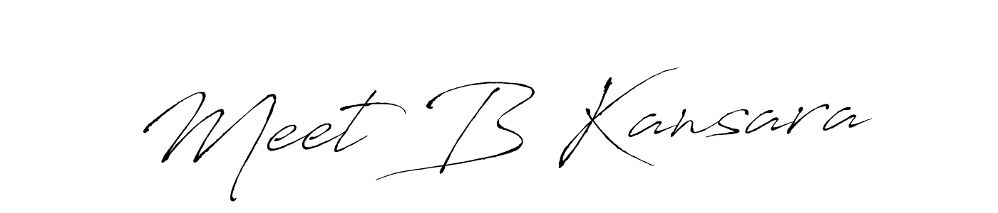 You should practise on your own different ways (Antro_Vectra) to write your name (Meet B Kansara) in signature. don't let someone else do it for you. Meet B Kansara signature style 6 images and pictures png