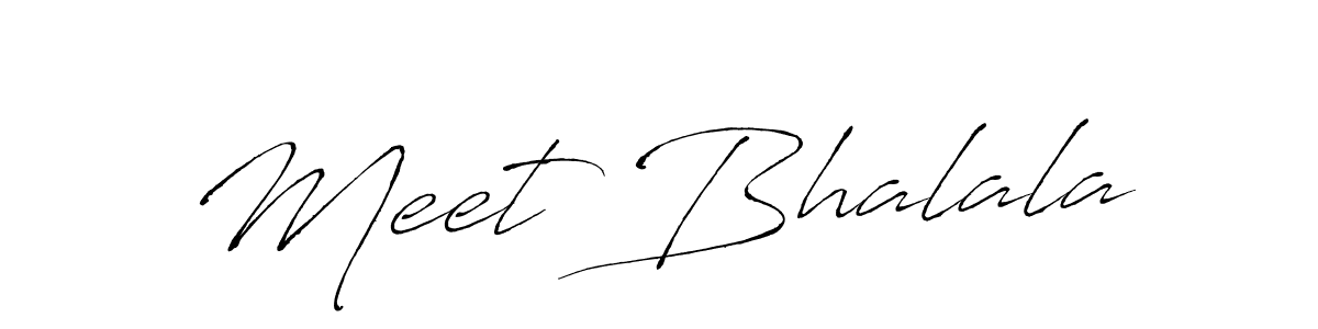 Use a signature maker to create a handwritten signature online. With this signature software, you can design (Antro_Vectra) your own signature for name Meet Bhalala. Meet Bhalala signature style 6 images and pictures png