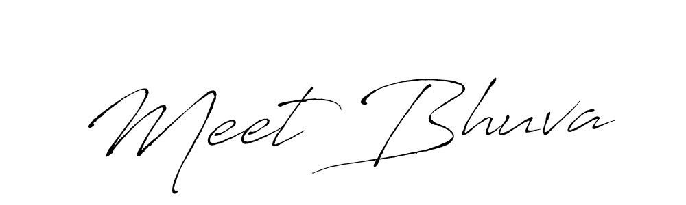 Design your own signature with our free online signature maker. With this signature software, you can create a handwritten (Antro_Vectra) signature for name Meet Bhuva. Meet Bhuva signature style 6 images and pictures png