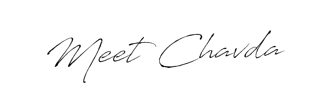 How to make Meet Chavda signature? Antro_Vectra is a professional autograph style. Create handwritten signature for Meet Chavda name. Meet Chavda signature style 6 images and pictures png
