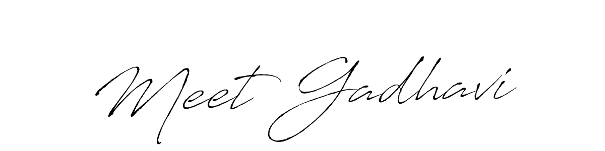 Antro_Vectra is a professional signature style that is perfect for those who want to add a touch of class to their signature. It is also a great choice for those who want to make their signature more unique. Get Meet Gadhavi name to fancy signature for free. Meet Gadhavi signature style 6 images and pictures png