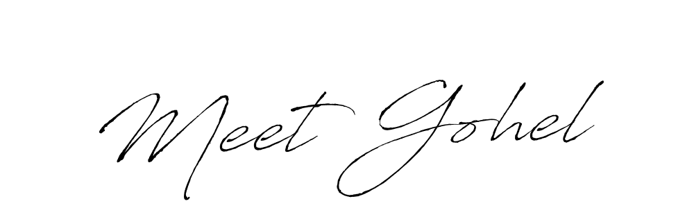 if you are searching for the best signature style for your name Meet Gohel. so please give up your signature search. here we have designed multiple signature styles  using Antro_Vectra. Meet Gohel signature style 6 images and pictures png