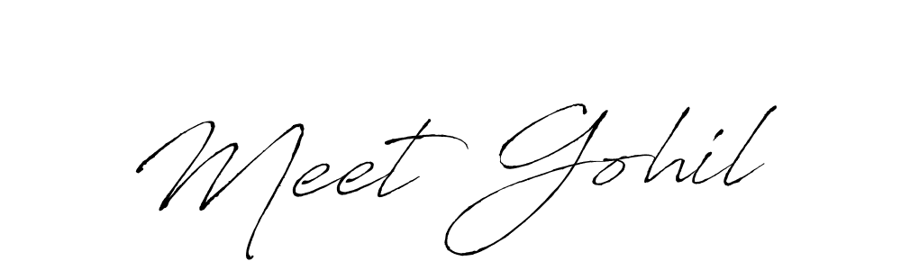 You should practise on your own different ways (Antro_Vectra) to write your name (Meet Gohil) in signature. don't let someone else do it for you. Meet Gohil signature style 6 images and pictures png