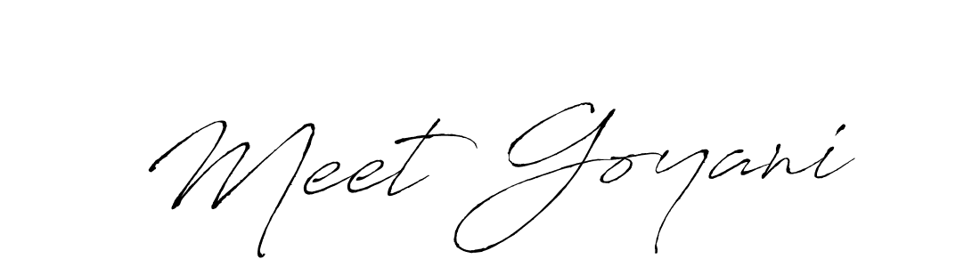 Similarly Antro_Vectra is the best handwritten signature design. Signature creator online .You can use it as an online autograph creator for name Meet Goyani. Meet Goyani signature style 6 images and pictures png