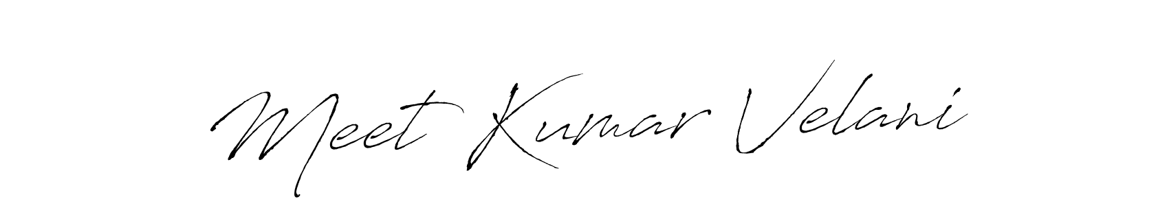 You should practise on your own different ways (Antro_Vectra) to write your name (Meet Kumar Velani) in signature. don't let someone else do it for you. Meet Kumar Velani signature style 6 images and pictures png