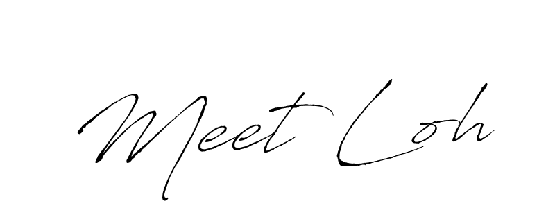 Also You can easily find your signature by using the search form. We will create Meet Loh name handwritten signature images for you free of cost using Antro_Vectra sign style. Meet Loh signature style 6 images and pictures png