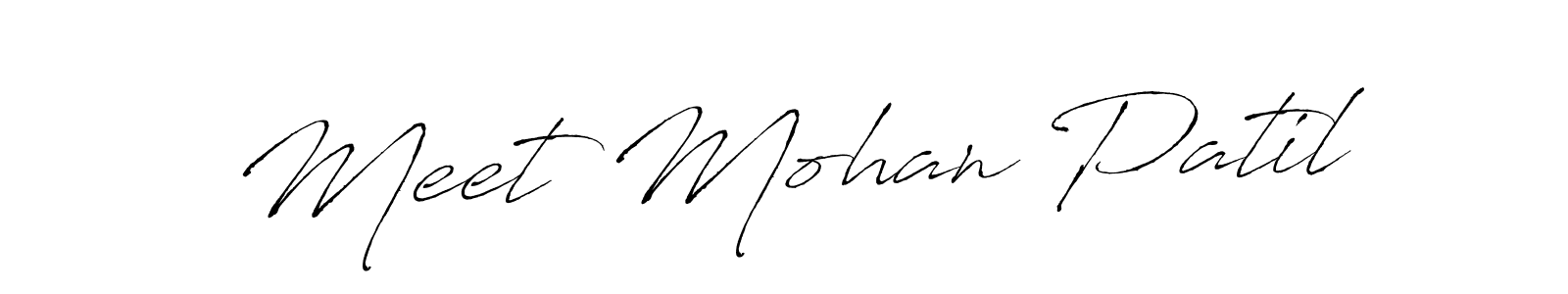 Similarly Antro_Vectra is the best handwritten signature design. Signature creator online .You can use it as an online autograph creator for name Meet Mohan Patil. Meet Mohan Patil signature style 6 images and pictures png