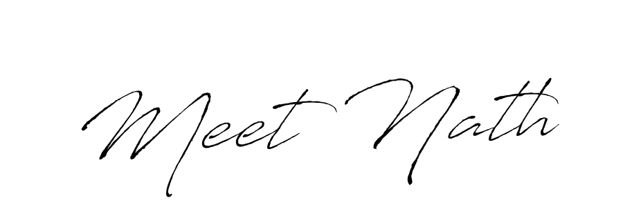 Also we have Meet Nath name is the best signature style. Create professional handwritten signature collection using Antro_Vectra autograph style. Meet Nath signature style 6 images and pictures png