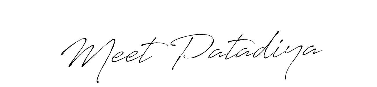 It looks lik you need a new signature style for name Meet Patadiya. Design unique handwritten (Antro_Vectra) signature with our free signature maker in just a few clicks. Meet Patadiya signature style 6 images and pictures png