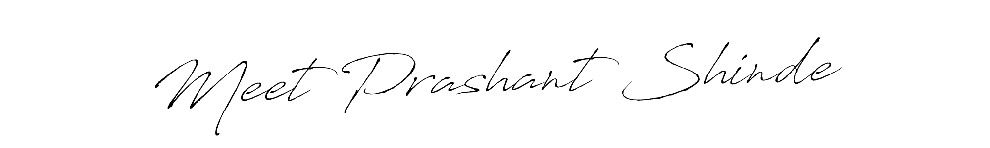 It looks lik you need a new signature style for name Meet Prashant Shinde. Design unique handwritten (Antro_Vectra) signature with our free signature maker in just a few clicks. Meet Prashant Shinde signature style 6 images and pictures png