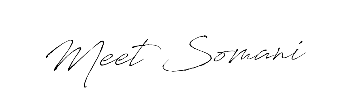 This is the best signature style for the Meet Somani name. Also you like these signature font (Antro_Vectra). Mix name signature. Meet Somani signature style 6 images and pictures png