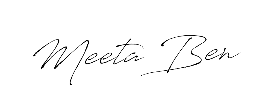 Make a short Meeta Ben signature style. Manage your documents anywhere anytime using Antro_Vectra. Create and add eSignatures, submit forms, share and send files easily. Meeta Ben signature style 6 images and pictures png