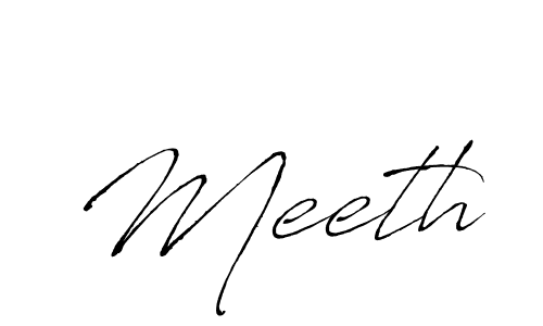 Also we have Meeth name is the best signature style. Create professional handwritten signature collection using Antro_Vectra autograph style. Meeth signature style 6 images and pictures png