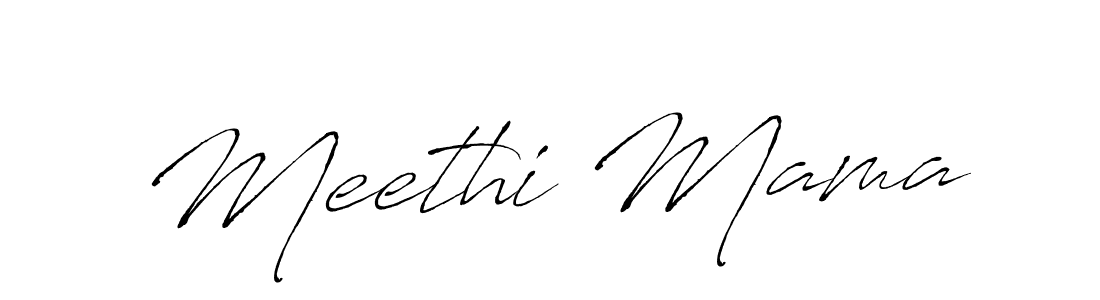 Also we have Meethi Mama name is the best signature style. Create professional handwritten signature collection using Antro_Vectra autograph style. Meethi Mama signature style 6 images and pictures png