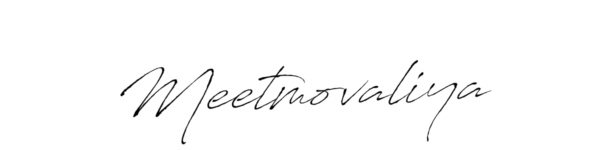Antro_Vectra is a professional signature style that is perfect for those who want to add a touch of class to their signature. It is also a great choice for those who want to make their signature more unique. Get Meetmovaliya name to fancy signature for free. Meetmovaliya signature style 6 images and pictures png