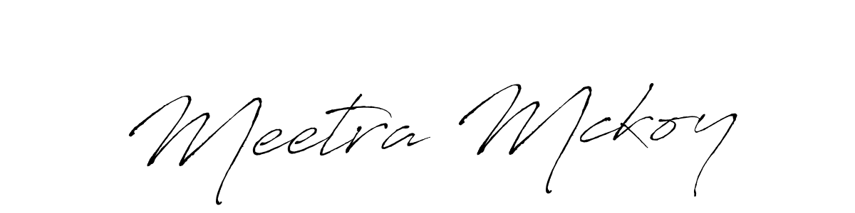 You should practise on your own different ways (Antro_Vectra) to write your name (Meetra Mckoy) in signature. don't let someone else do it for you. Meetra Mckoy signature style 6 images and pictures png
